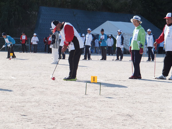 ゲートボール交流大会のようす2