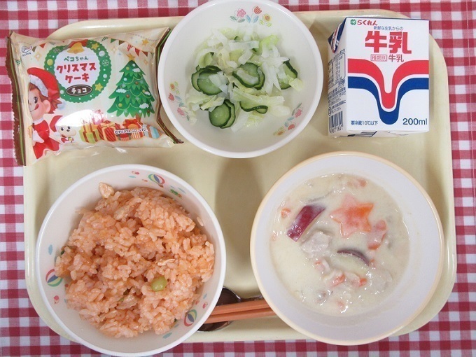 12月24日の給食