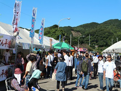 ジョン万祭り会場の様子