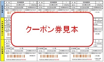 クーポン券見本