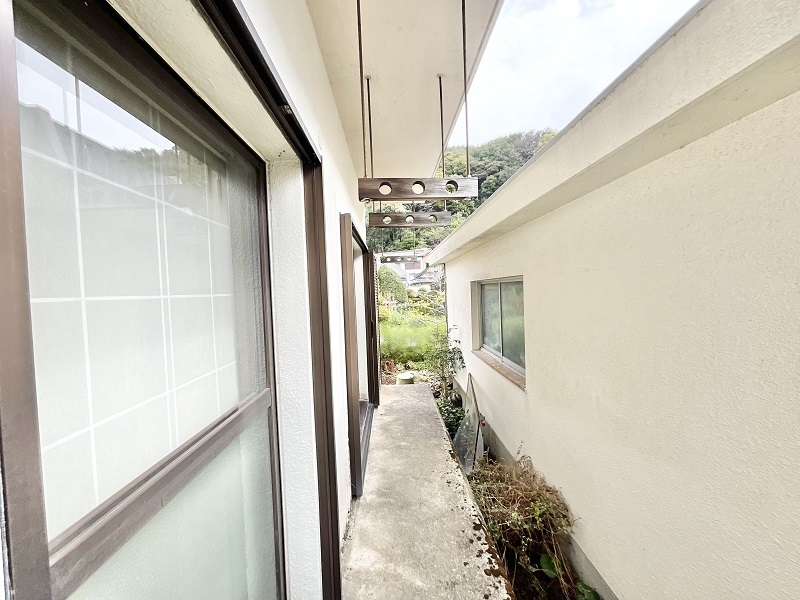 洗濯物干し場
