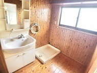 洗面台、洗濯機置き場