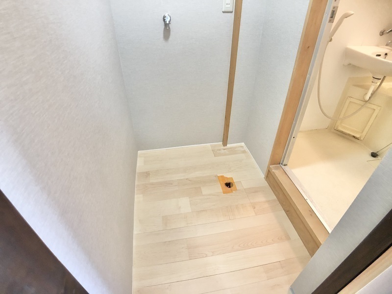 洗濯機置き場、脱衣所